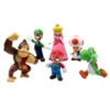 6pcs set Super Mario Bros PVC Action Figure Toys Dolls Model Set Luigi Yoshi Donkey Kong 1 - Donkey Kong Merch