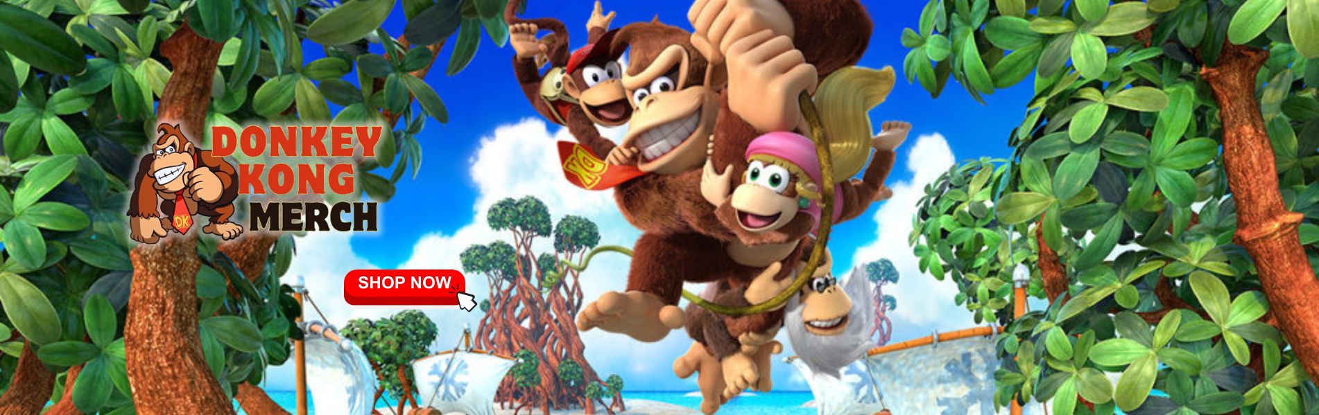 Donkey Kong Merch Banner - Donkey Kong Merch