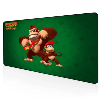 Donkey Kong Mousepad Pc Gamer Keyboard Non slip Office Accessories for Desk Mat Rubber Mouse Pad 20 - Donkey Kong Merch