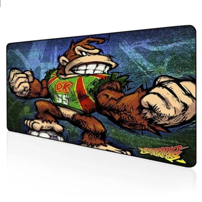 Donkey Kong Mousepad Pc Gamer Keyboard Non slip Office Accessories for Desk Mat Rubber Mouse Pad 21 - Donkey Kong Merch