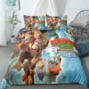 Monkey Cartoon Donkey Kong Duvet Cover Set King Queen Double Full Twin Single Size Bed Linen 1 - Donkey Kong Merch