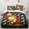 Monkey Cartoon Donkey Kong Fashion Cartoon Duvet Cover Set Three piece Bed Set King Size Double 6 - Donkey Kong Merch